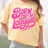Born to Lollygag Comfort Colors Shirt, Y2K Graphic Tee Born to Lollygag Comfort Colors Shirt, Y2K Graphic Tee