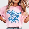 Women’s Round Neck Graphic T-Shirt – Comfort Colors Fabric, Funny Pun Style, Western Top, Casual Womenswear Women’s Round Neck Graphic T-Shirt – Comfort Colors Fabric, Funny Pun Style, Western Top, Casual Womenswear