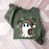 Ghost Santa Christmas Sweatshirt, Christmas Ghost Gift, Holiday Gift, Xmas Gift, Christmas Sweatshirt, Halloween Ghost Sweatshirt Ghost Santa Christmas Sweatshirt, Christmas Ghost Gift, Holiday Gift, Xmas Gift, Christmas Sweatshirt, Halloween Ghost Sweatshirt