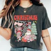 Women’s Comfortable Casual Round Neck Short Sleeve Top – Unisex Oversized 100% Cotton Soft Washed Christmas Retro Symbols Printed T-Shirt for Men Women’s Comfortable Casual Round Neck Short Sleeve Top – Unisex Oversized 100% Cotton Soft Washed Christmas Retro Symbols Printed T-Shirt for Men