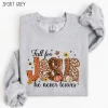 Fall For Jesus He Never Leaves Sweatshirt, Fall Jesus, Fall Christian, Jesus Autumn Sweatshirt, Fall Pumpkin, Thankgiving , Leopard Print Fall For Jesus He Never Leaves Sweatshirt, Fall Jesus, Fall Christian, Jesus Autumn Sweatshirt, Fall Pumpkin, Thankgiving , Leopard Print